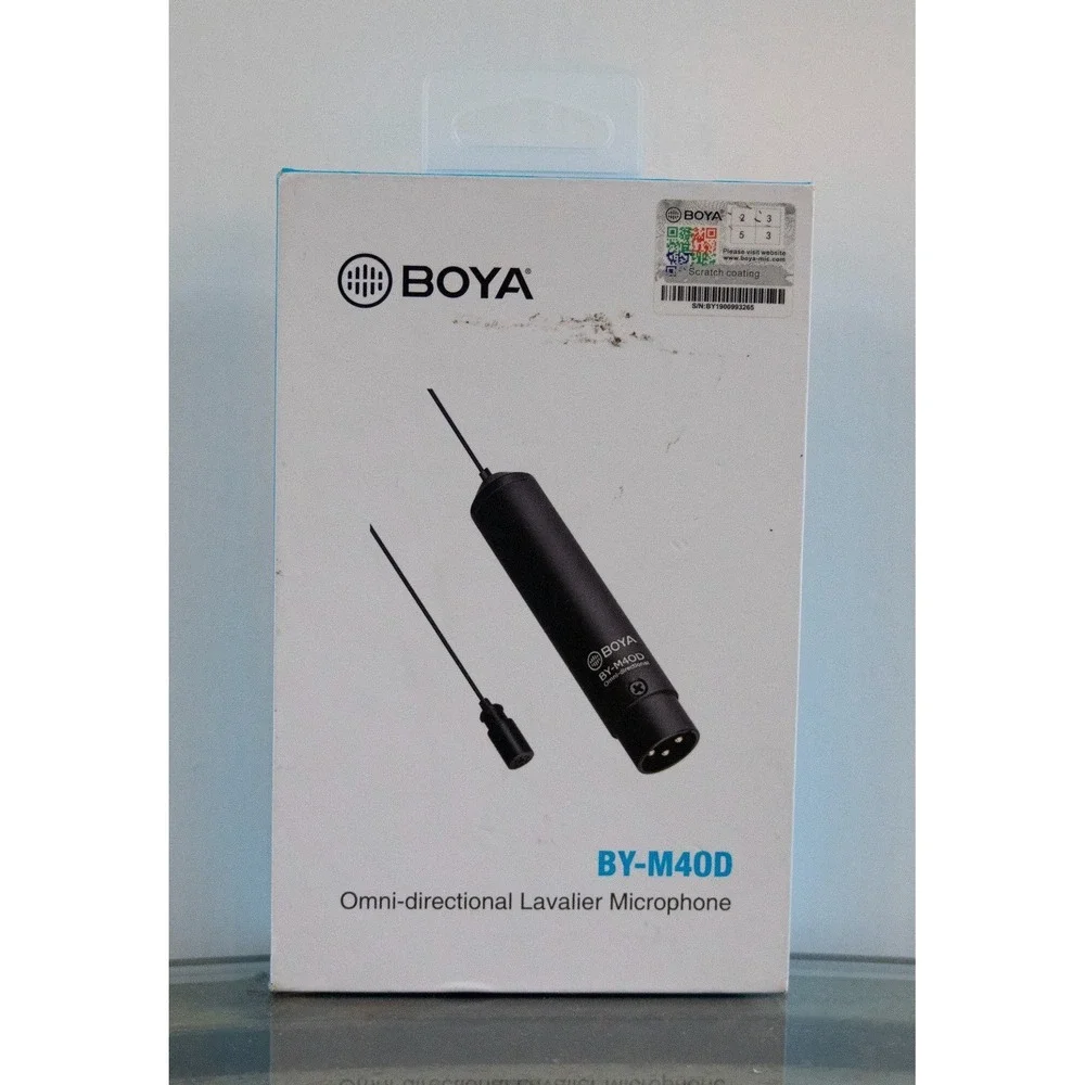 BOYA BY-M40D‎ Omni-directional Lavalier Microphone - Open Box